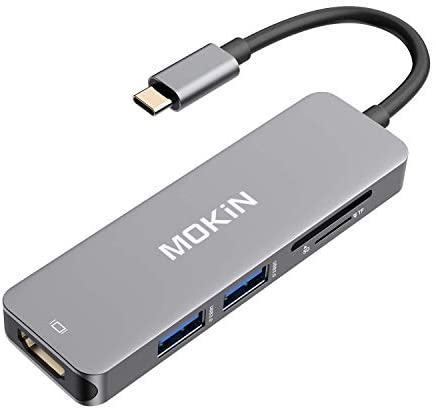 USB C Hub HDMI Adapter For MacBook Pro 2019 2018 2017 5 In 1 Dongle USB C To HD