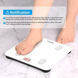 Smart Body Fat Scale Bluetooth Digital Bathroom Weight Scale With App High Prec