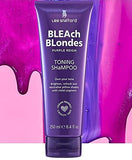 Lee Stafford Bleach Blonde Shampoo Purple Anti Yellow Brassy Shampoo 250 ml