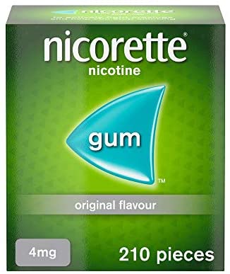 Nicorette Original Chewing Gum 4 mg 210 Pieces