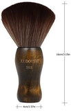 Neck Duster Brush KUDOUSHI Largr Hair Cutting Brush Barber Natural Fiber Wooden