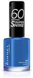 Nail Polish Super-Shine Rimmel Quick Drying 60 Seconds Long-Lasting Mermaid Fin