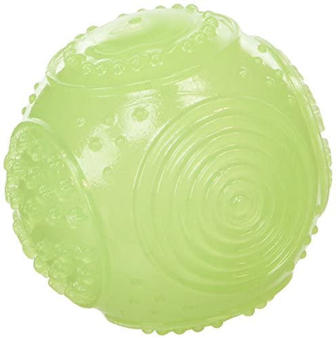 Rosewood Glow in the Dark Ball Dog Toy Durable Rubber Ball for Fetch