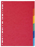 NEW Forever 6 Parts Plain Dividers A4 Assorted Pastel Colours Forever Christman