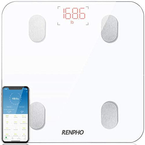 Smart Body Fat Scale Bluetooth Digital Bathroom Weight Scale With App High Prec