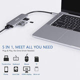 USB C Hub HDMI Adapter For MacBook Pro 2019 2018 2017 5 In 1 Dongle USB C To HD
