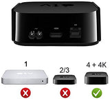 Wall Mount Bracket Holder For Apple TV 4 4K With Siri Remote Protective Case Fo