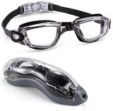 Mirrored Swimming Goggles No Leaking Anti Fog UV Protection Flexible for Adults