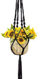 Koitoy 2 Pack Plant Hanger Macrame Hanging Planter Indoor/Outdoor,Wall Hanging