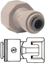 John Guest 5/16" Pushfit x 1/2" BSP Female Adaptor - Cone End
