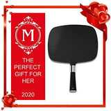 Mirrorvana Large & Comfy Hand Held Mirror with Handle - Professional Barber