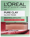 L’Oreal Paris Pure Clay Charcoal Black Detox Skin Face Mask Deep Cleansing