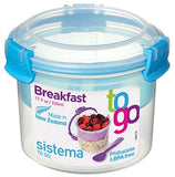 NEW To Go Compact Breakfast Storage Container 530 Ml Sistema S Breakfast UK FAST