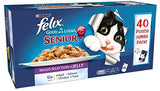 Felix As Good As It Looks Mixed Variety Senior Cat Food 100 g 40 Pouches Jelly