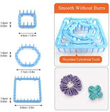 Flower Loom Round Knitting Loom Set with 1 Plastic Needles Flower Weaving