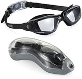 Mirrored Swimming Goggles No Leaking Anti Fog UV Protection Flexible for Adults