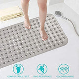 Non Slip Bathtub Mats Massaging Bath Mat Anti Bacterial Anti Mould Rubber Shower