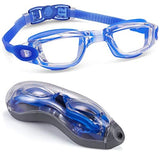 Mirrored Swimming Goggles No Leaking Anti Fog UV Protection Flexible for Adults