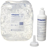 Anagel UGEL5000 Ultrasound Gel Bottle 5L with 250ml Refill Bottle Hypoallergenic