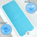 Non Slip Bathtub Mats Massaging Bath Mat Anti Bacterial Anti Mould Rubber Shower