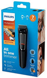 Philips Series 3000 7 in 1 Face Hair Body Beard Groomer Trimmer Clipper Mens Kit