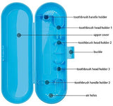 Plastic Electric Toothbrush Travel Case for Oral-B Pro Series - Just Box Blue