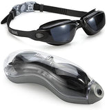 Mirrored Swimming Goggles No Leaking Anti Fog UV Protection Flexible for Adults