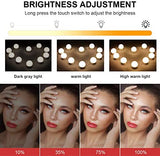 Makeup Light Vanity Mirror Lights Bath Mirror Light with 10 LED Light Bulb Hollywood Style Vanity Mirror Light Beauty Lights DIY Mirror Lamps Indoor Decorative Lights(USB No Mirror): Amazon.co.uk: Lighting