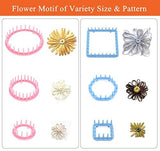 Flower Loom Round Knitting Loom Set with 1 Plastic Needles Flower Weaving