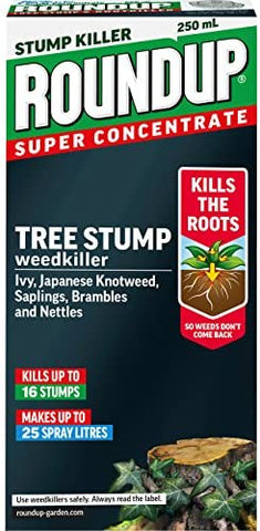 BEST Tree Stump Weedkiller 250ml Root Killer Roundup Super Concentrate Liquid