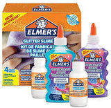 Elmer S Glitter Slime Kit With Purple Blue Glitter Glue Plus 2 Bottles Of Magic