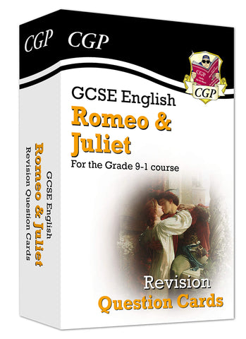 New Grade 9 1 GCSE English Shakespeare Romeo Juliet Revision Question Cards CGP