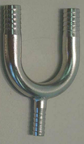 3/8" x 3/8" x 1/4" Stainless Steel (U Shaped) Y Piece