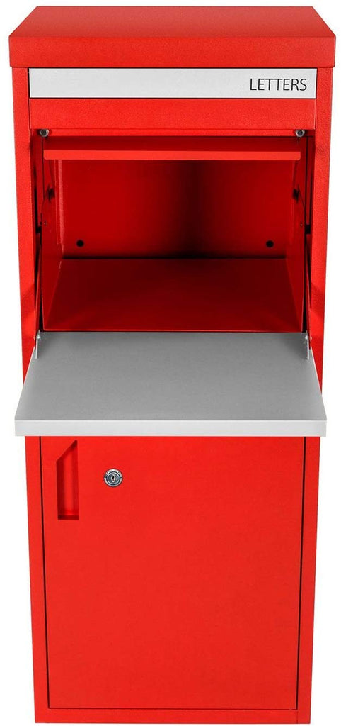 Large Red Smart Secure Parcel Box For Secure Multiple Internet Deliver ...