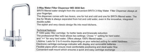 Brita Talori 3 Way Tap (WD3030)