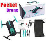 Folding / Foldable RC Radio Controlled Pocket Quadchopter / Drone With 2.4G Wifi HD Camera, CE Approved