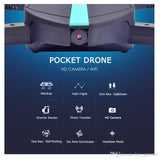 Folding / Foldable RC Radio Controlled Pocket Quadchopter / Drone With 2.4G Wifi HD Camera, CE Approved