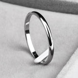 TITANIUM STEEL & ROSE GOLD SIMPLE WEDDING RING