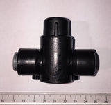 3 Way Plastic Diverter / Selector Valve c/w 3/8" Push Fittings (For Gas & Water)