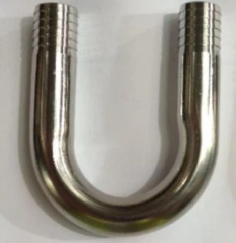 3/8" BARBED U BEND IN STAINLESS STEEL