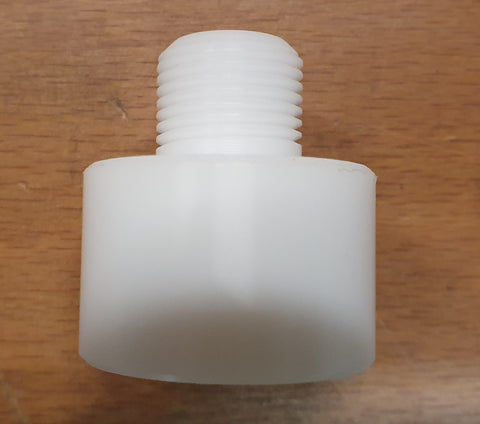 3/8" BSP male x 3/4" BSP Female Delrin Adapter