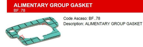 Alimentary Group Gasket For A Brasilia Portofino America