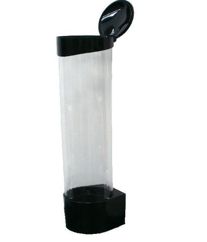 Cup Dispenser With Black Casing, Magnetic Mount