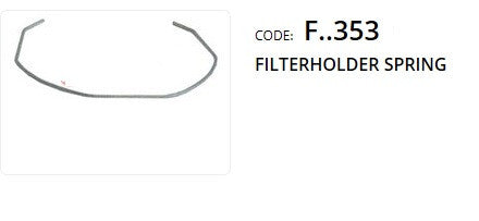 Filterholder Spring &#x28;Suitable For F352 & F2381 Portafilters