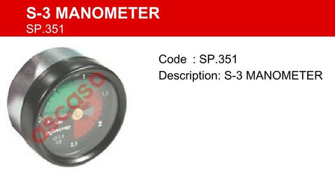 La Spaziale S-3 Manometer