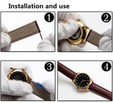 Cow Leather Watchband Strap Fit