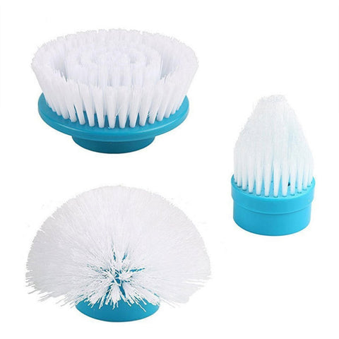 Electric Home Cleaning Brush Head Set 3 Pieces