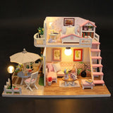 3D Wooden Miniaturas Dollhouse Furniture Kit