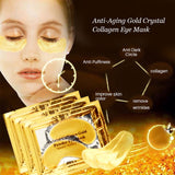 Gold Eye Mask Crystal Collagen Anti-Aging Dark Circles 20Pcs