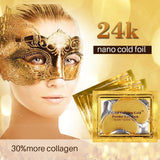 Gold Eye Mask Crystal Collagen Anti-Aging Dark Circles 20Pcs
